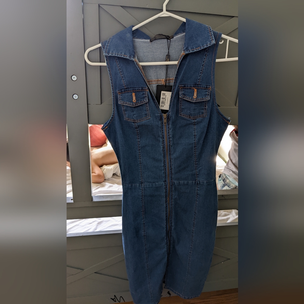 ASOS bodycon jeans dress